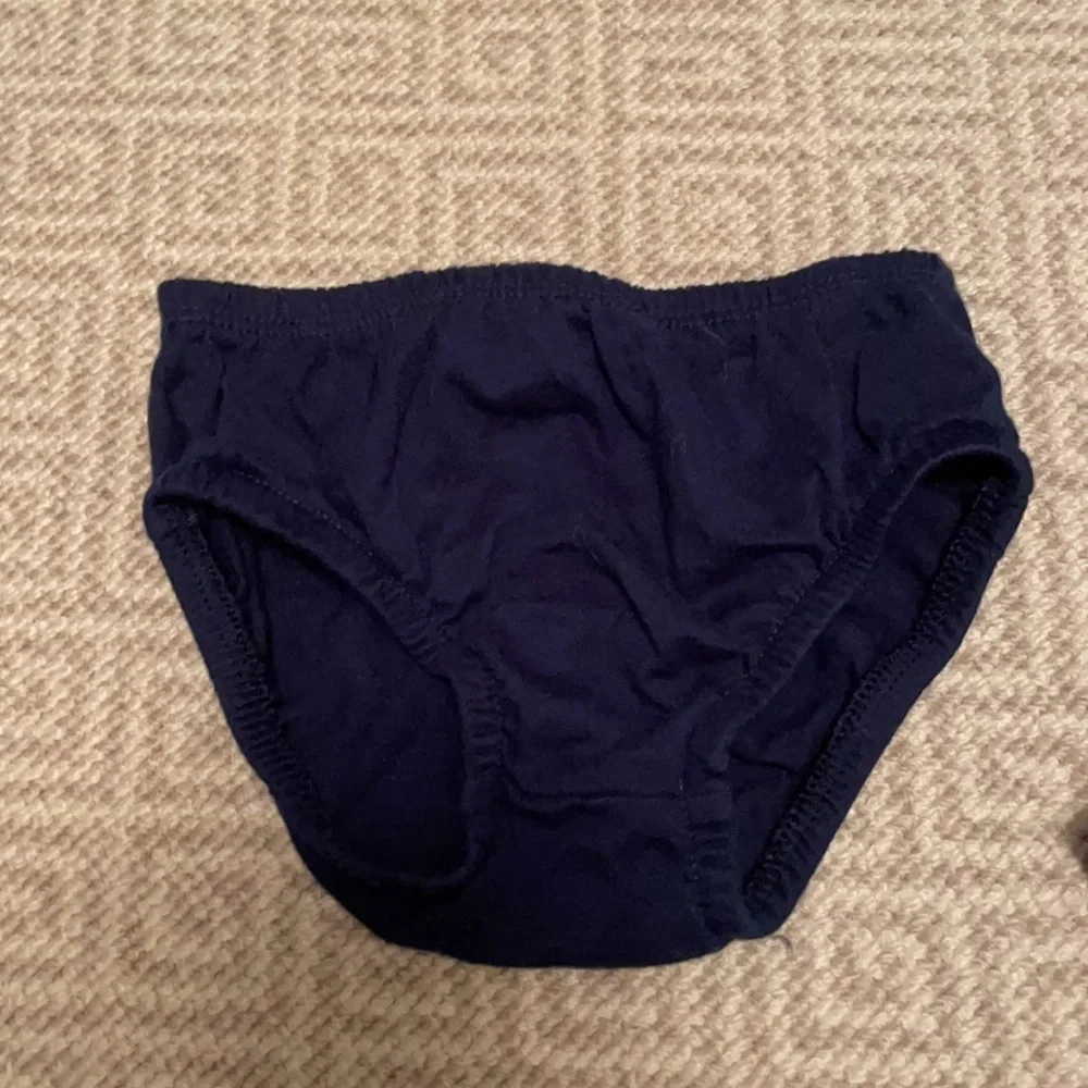 Carter's Navy Blue Long Sleeve Heart Dress 6M